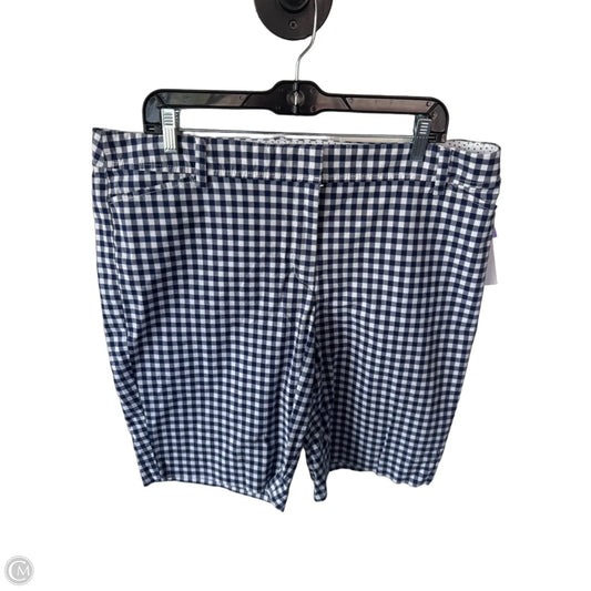 Shorts By Talbots In Blue & White, Size: 16