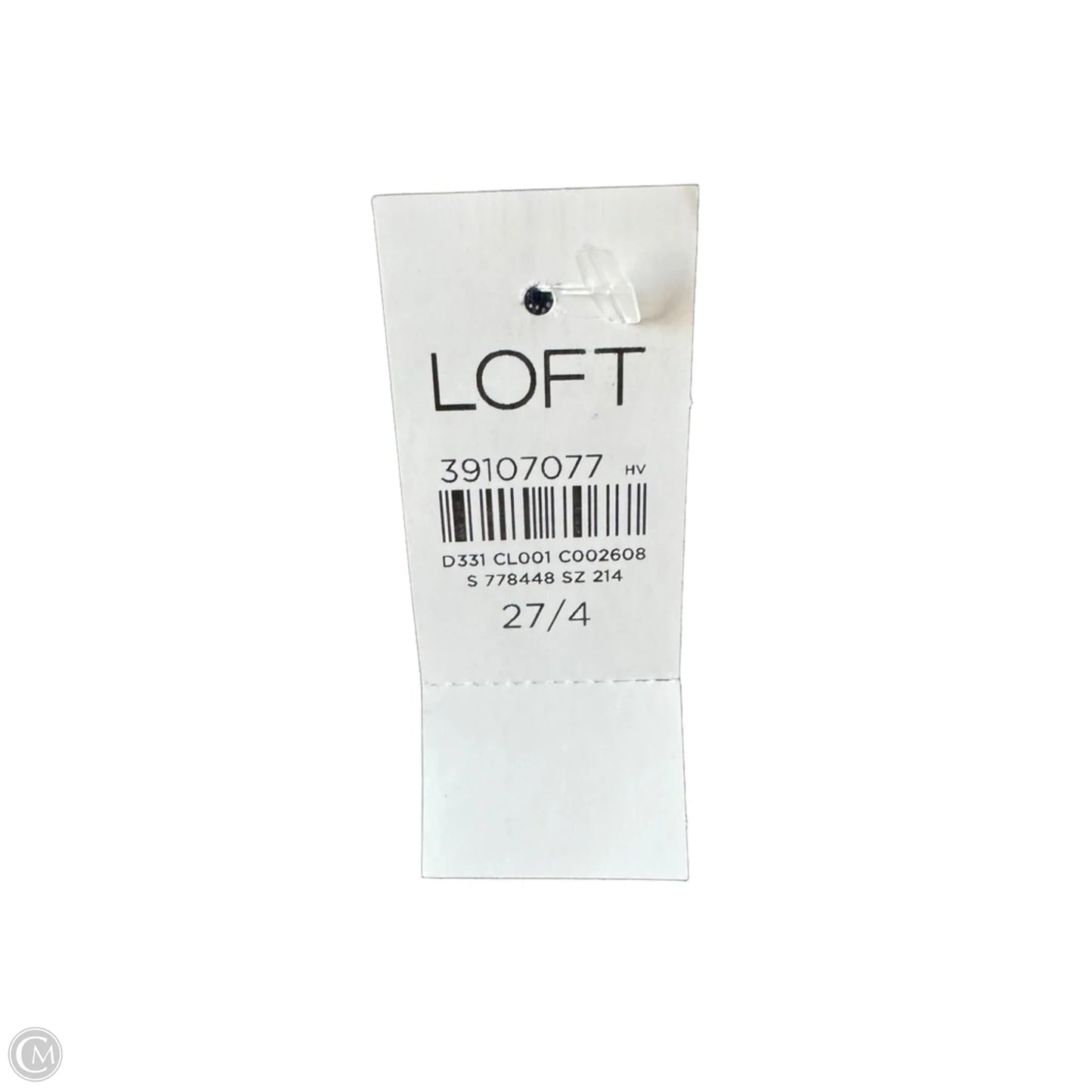 Jeans Boot Cut By Loft In Blue Denim, Size: 4