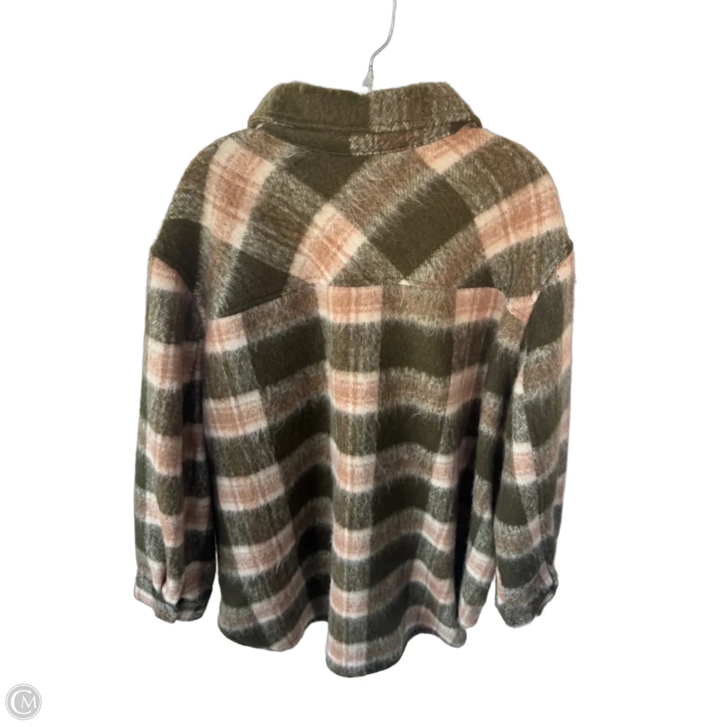 Coat Other By Terra & Sky In Green & Tan, Size: 3x