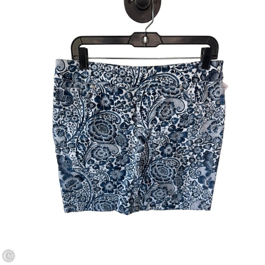 Skort By Chicos In Blue & White, Size: 8