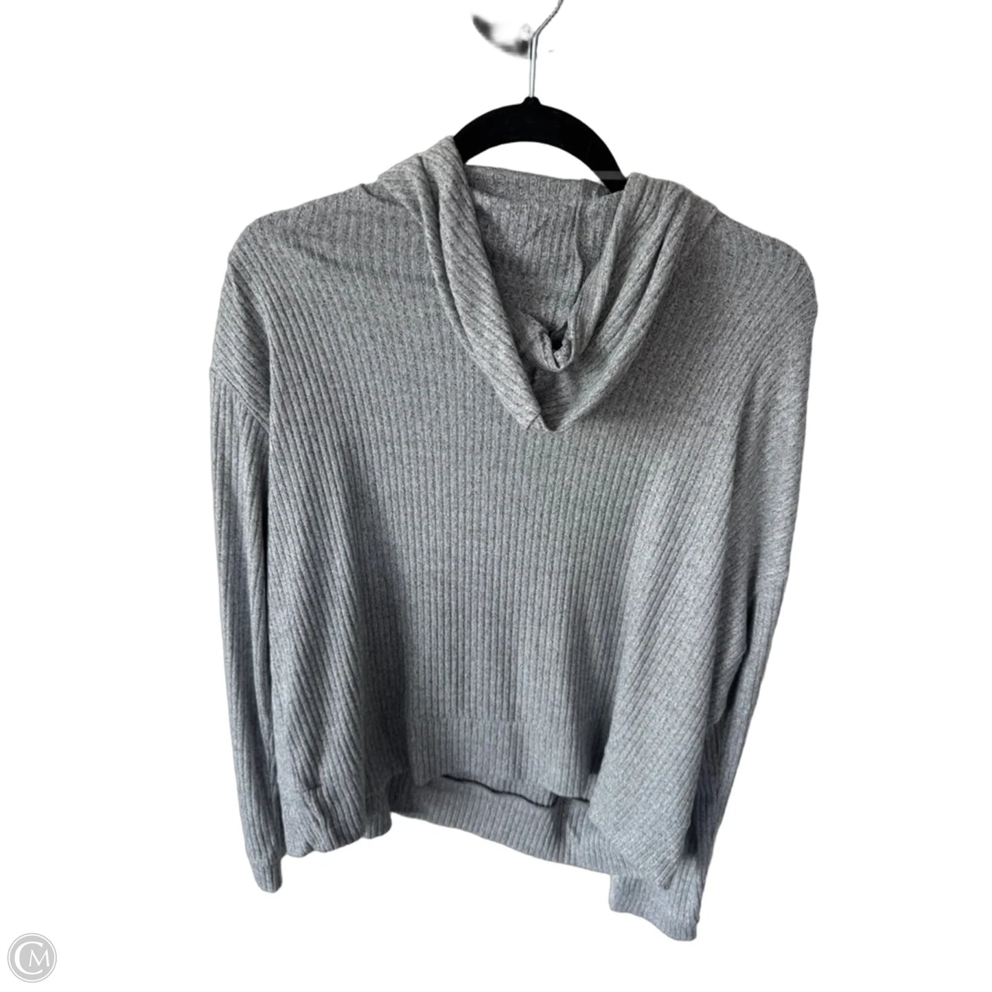 Top Long Sleeve By Nhl In Grey & Red, Size: L