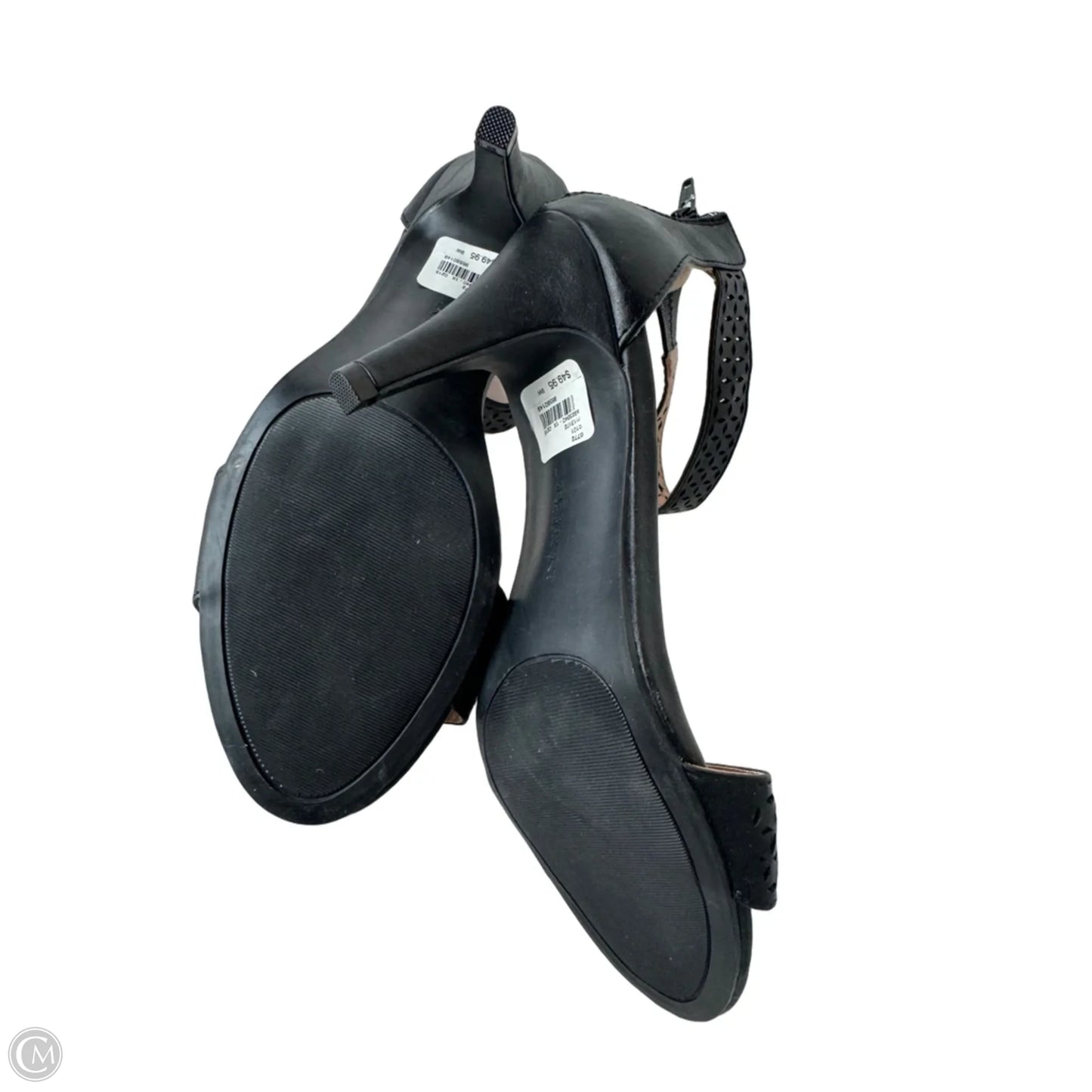 Sandals Heels Stiletto By Lane Bryant In Black, Size: 9