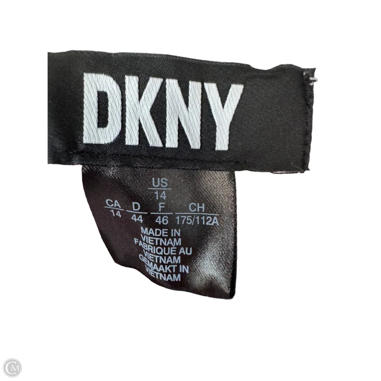Dress Party Midi By Dkny In Purple & White, Size: L