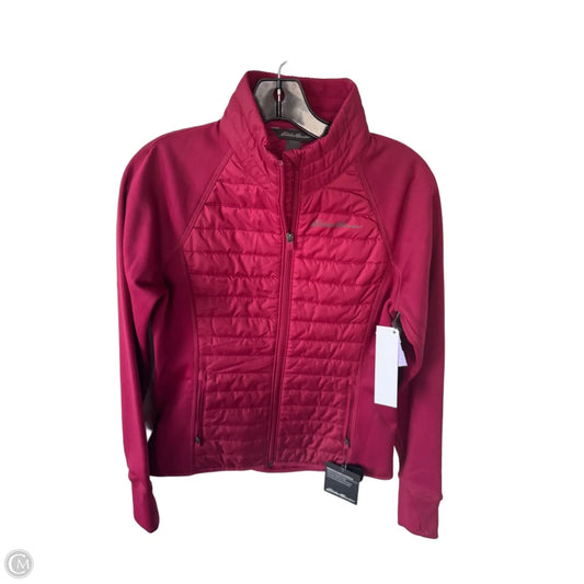 Jacket Puffer & Quilted By Eddie Bauer In Red, Size: S