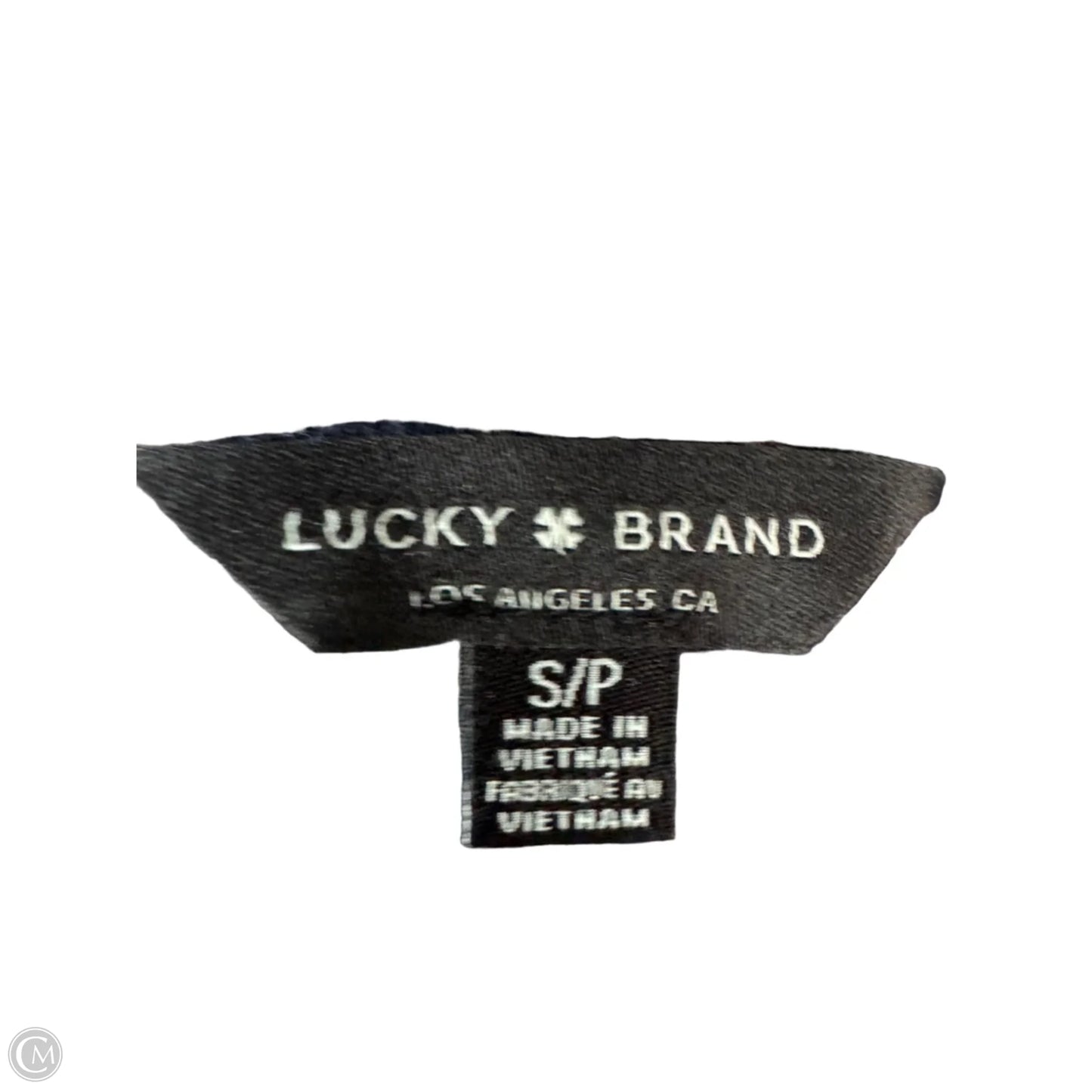 Top Long Sleeve By Lucky Brand In Blue & Orange, Size: S