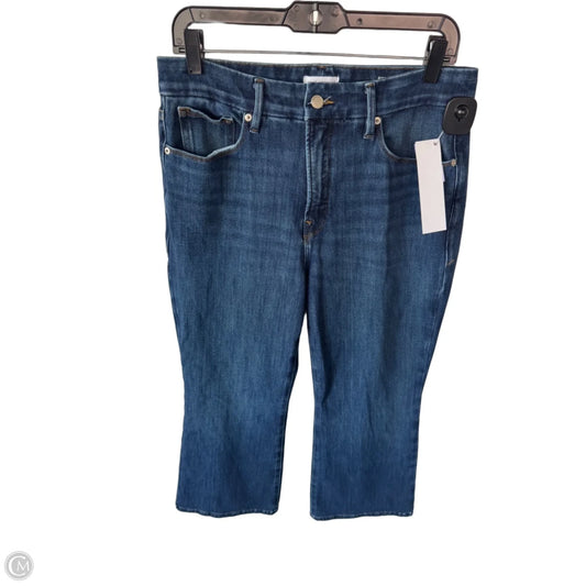Jeans Boot Cut By Good American In Blue Denim, Size: 14
