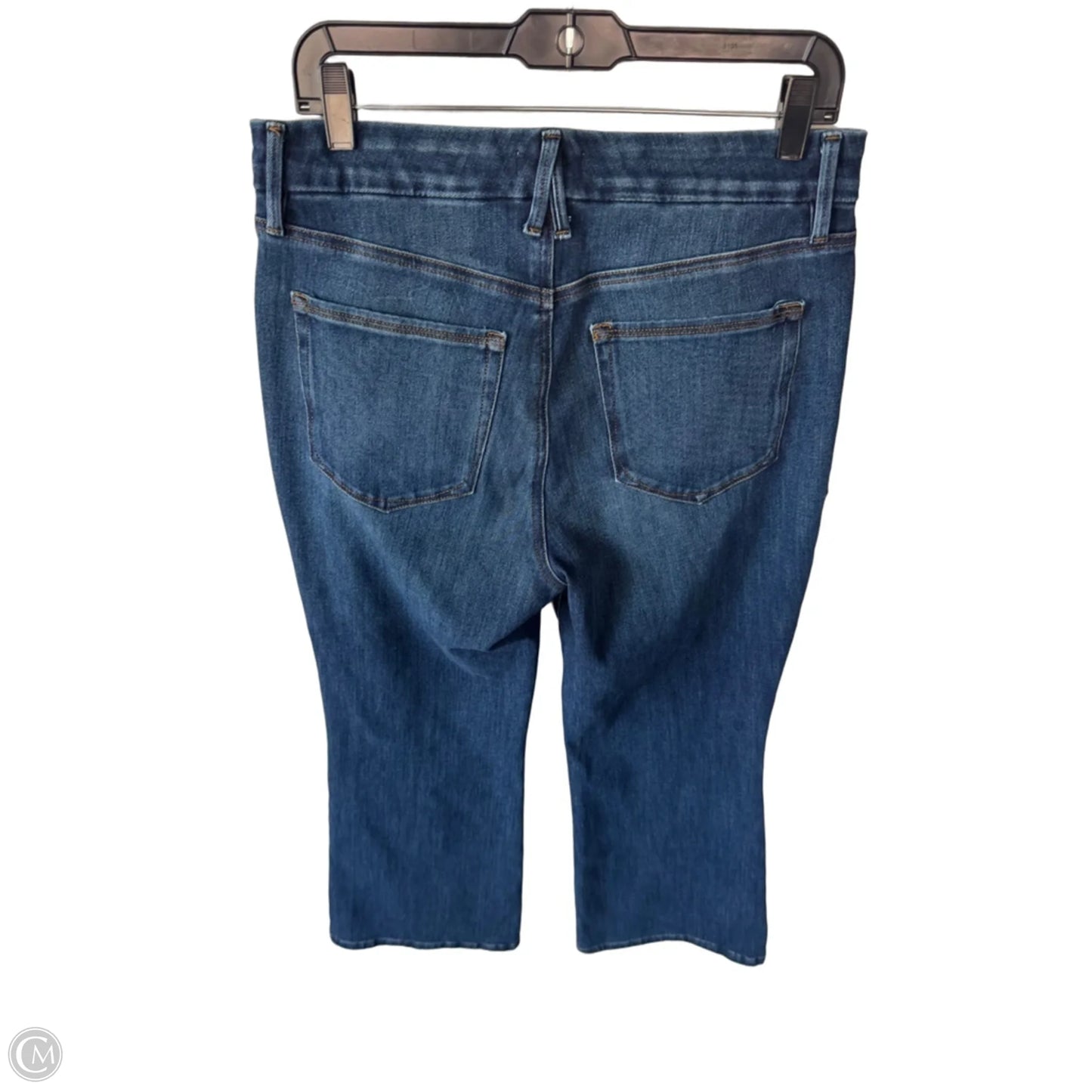 Jeans Boot Cut By Good American In Blue Denim, Size: 14