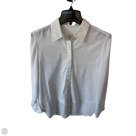 Top Long Sleeve By Chicos In White, Size: S