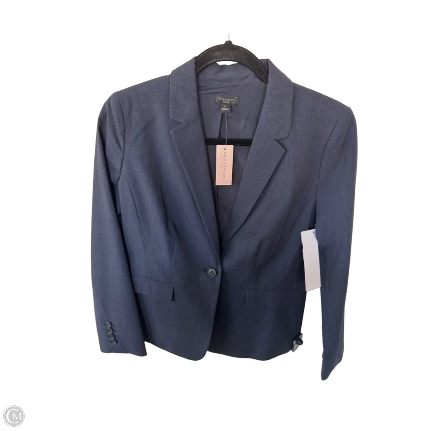Blazer By Ann Taylor In Blue, Size: Sp