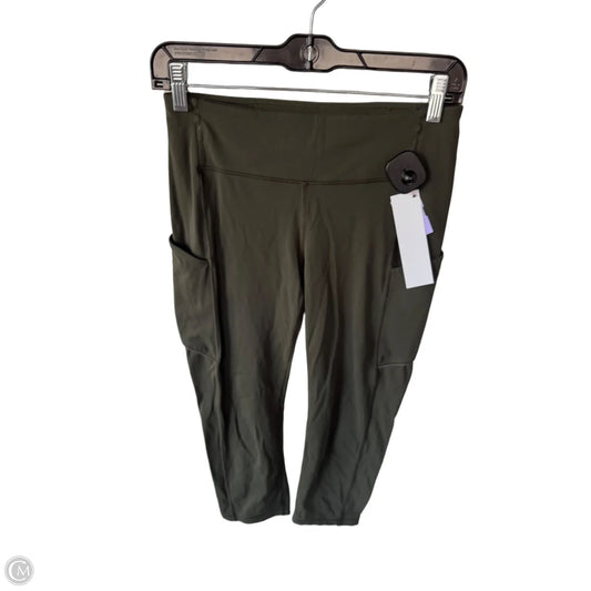 Athletic Leggings Capris By Lululemon In Green, Size: 6