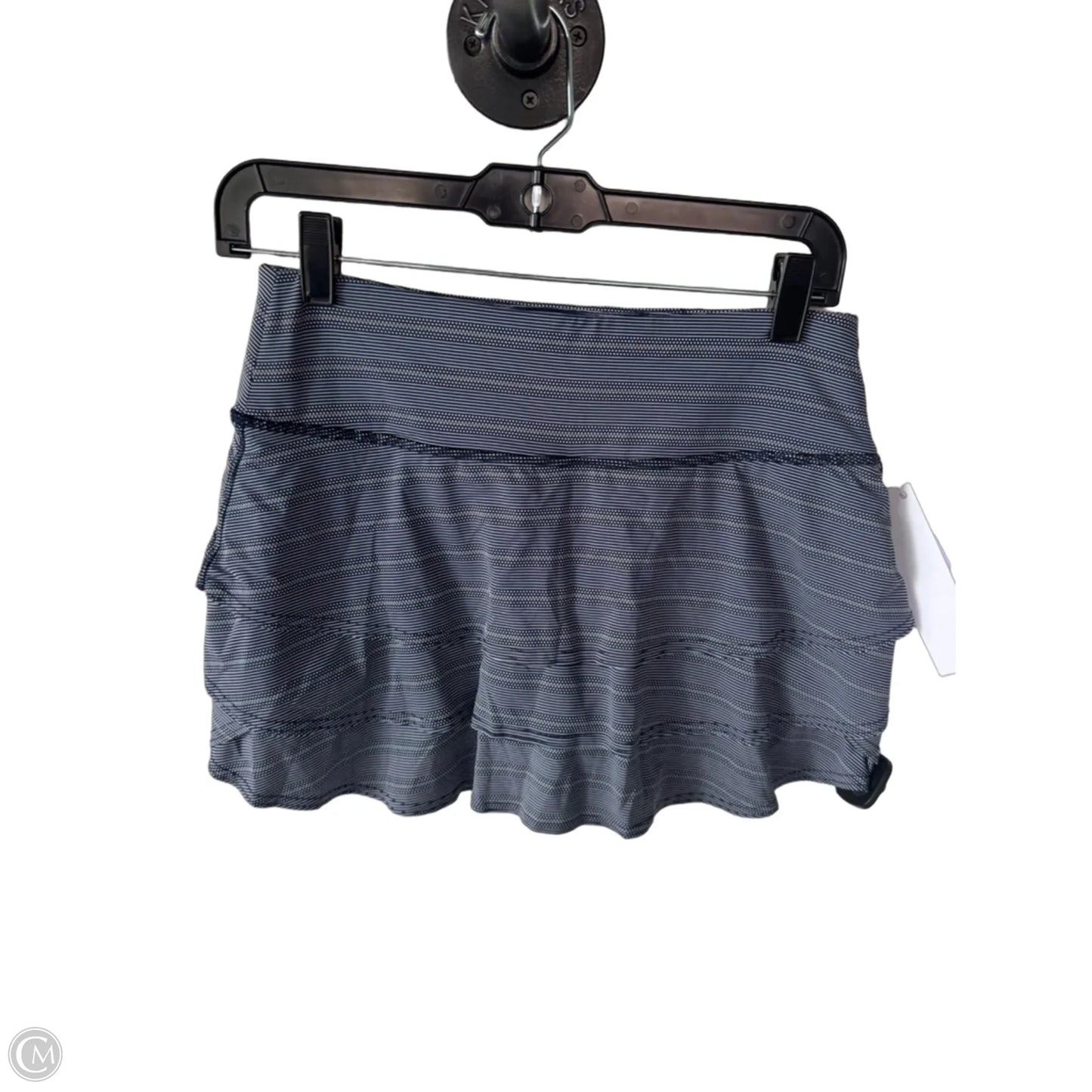 Athletic Skort By Athleta In Blue & White, Size: 4