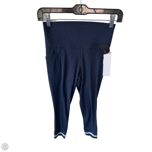 Athletic Leggings By Athleta In Blue, Size: 0