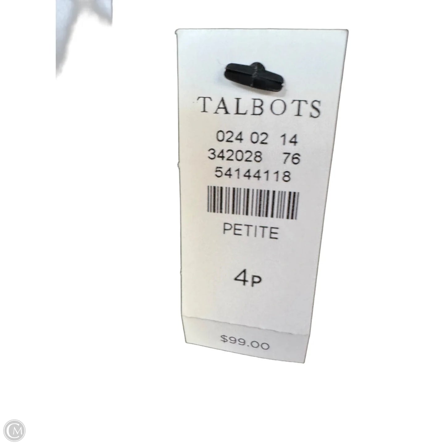 Pants Dress By Talbots In Black, Size: 4p