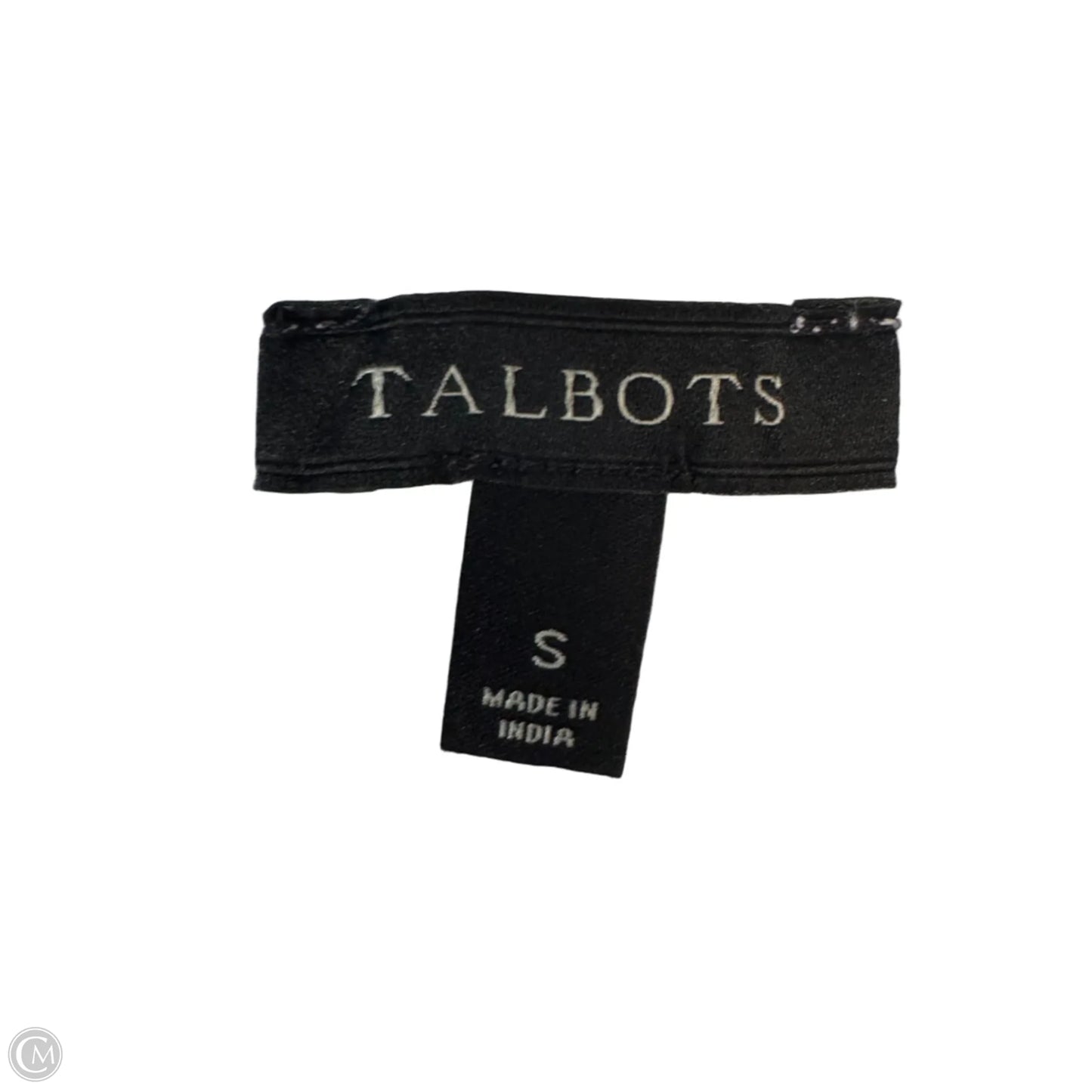 Top Short Sleeve By Talbots In White, Size: S