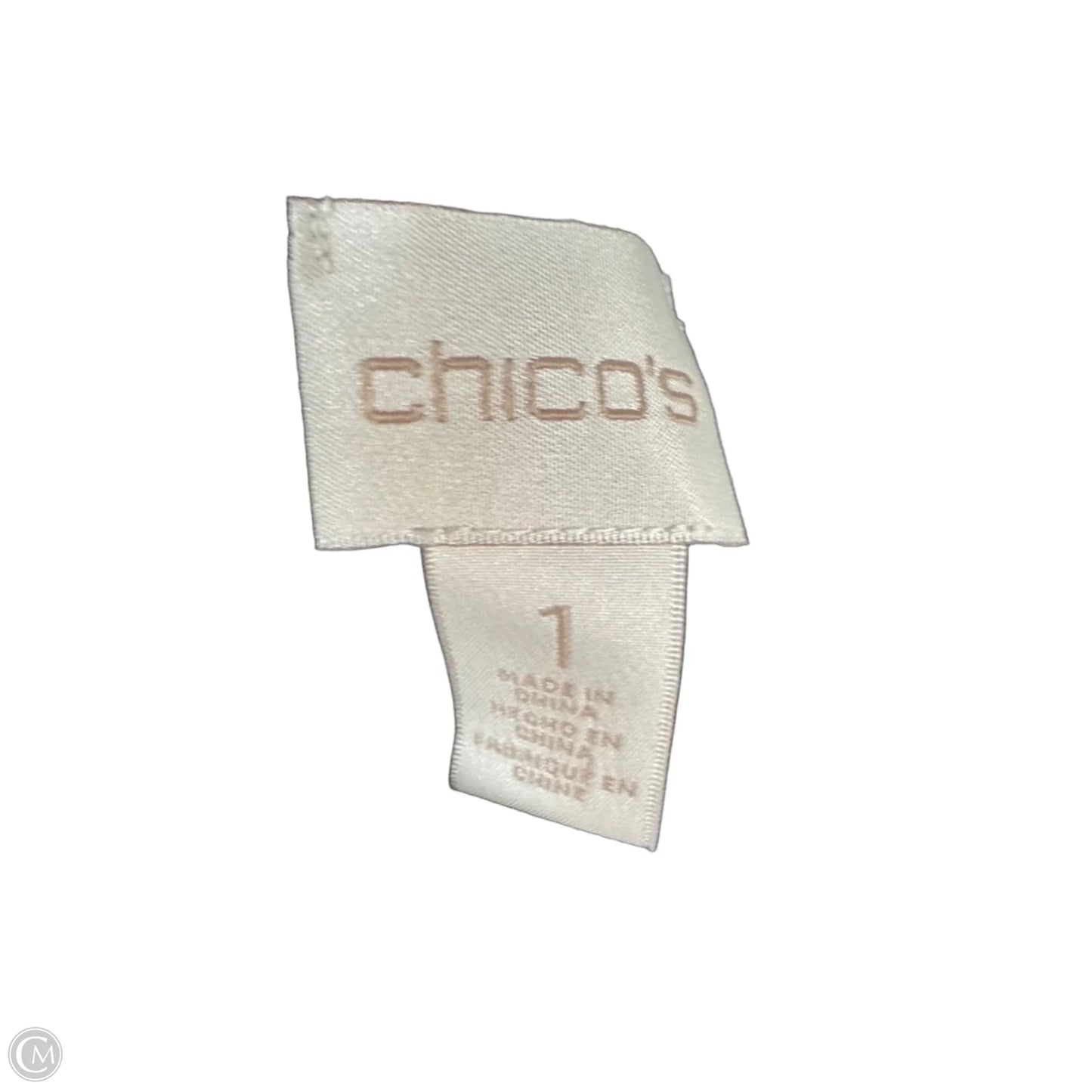 Top Short Sleeve By Chicos In Blue, Size: M