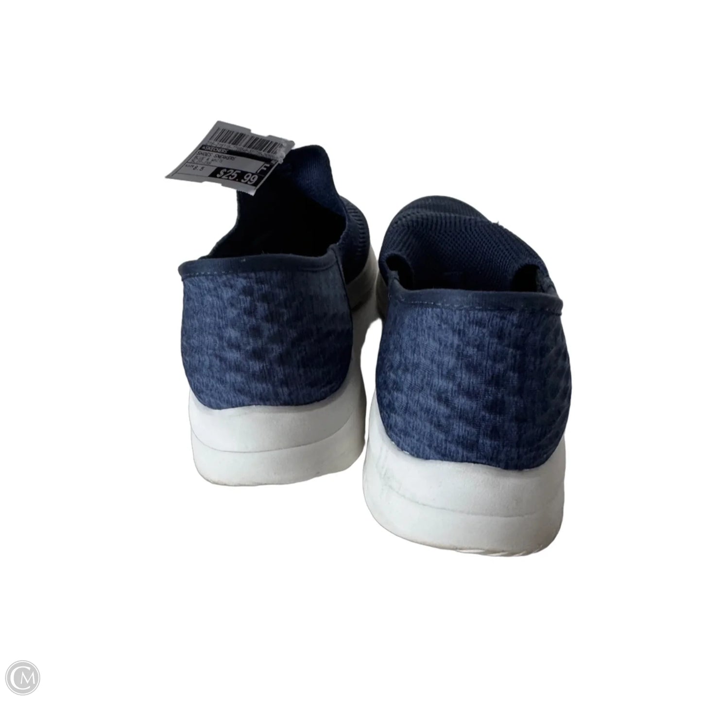 Shoes Sneakers By Skechers In Blue & White, Size: 8.5