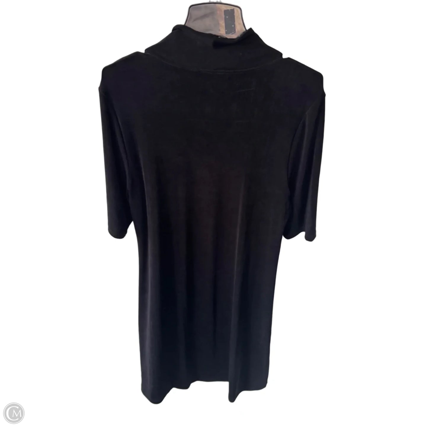 Dress Casual Midi By Chicos In Black, Size: L