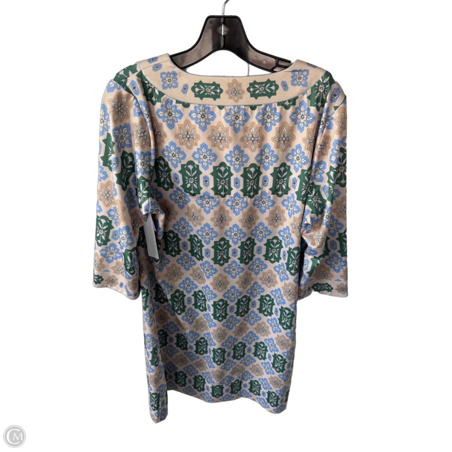 Dress Casual Short By Gretchen Scott In Green & Tan, Size: Xl