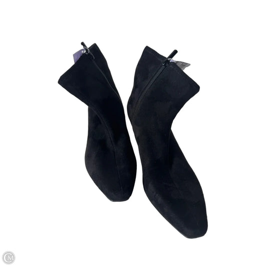 Boots Ankle Heels By Impo In Black, Size: 7.5