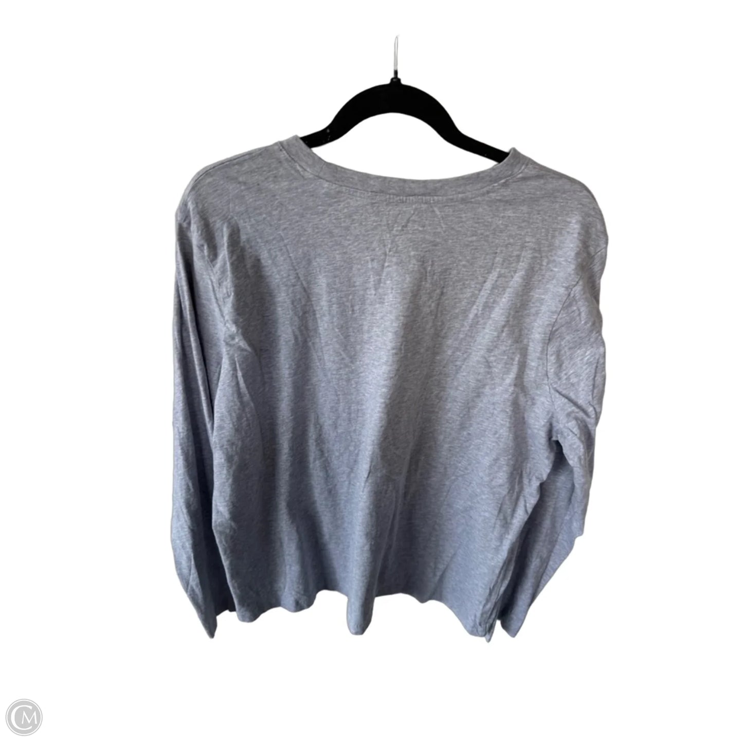 Top Long Sleeve Basic By Pact In Grey, Size: Xl