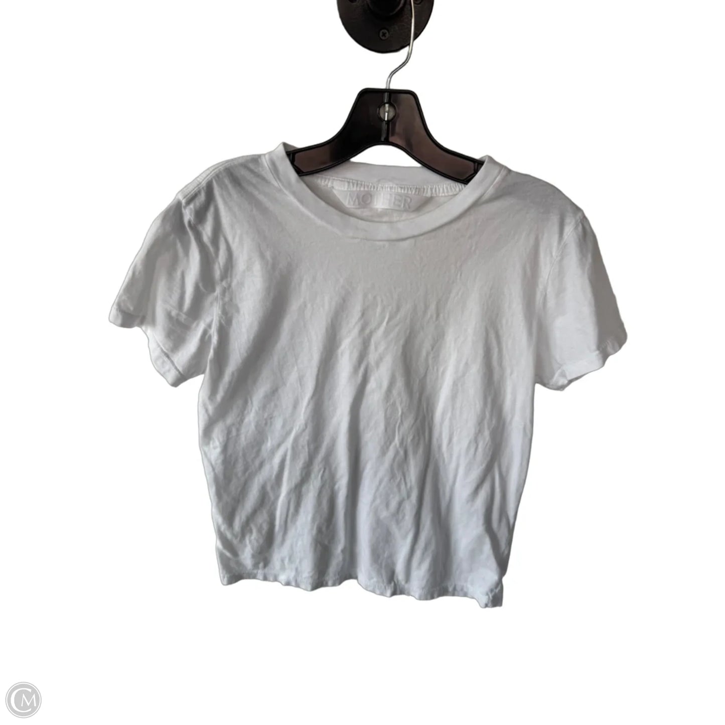 Top Short Sleeve Basic By Mother In White, Size: S