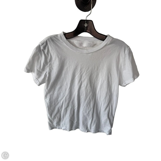 Top Short Sleeve Basic By Mother In White, Size: S