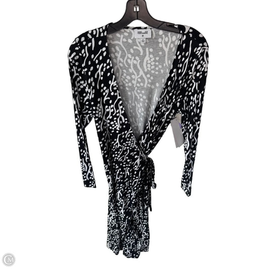 Dress Designer By Diane Von Furstenberg In Black & White, Size: M