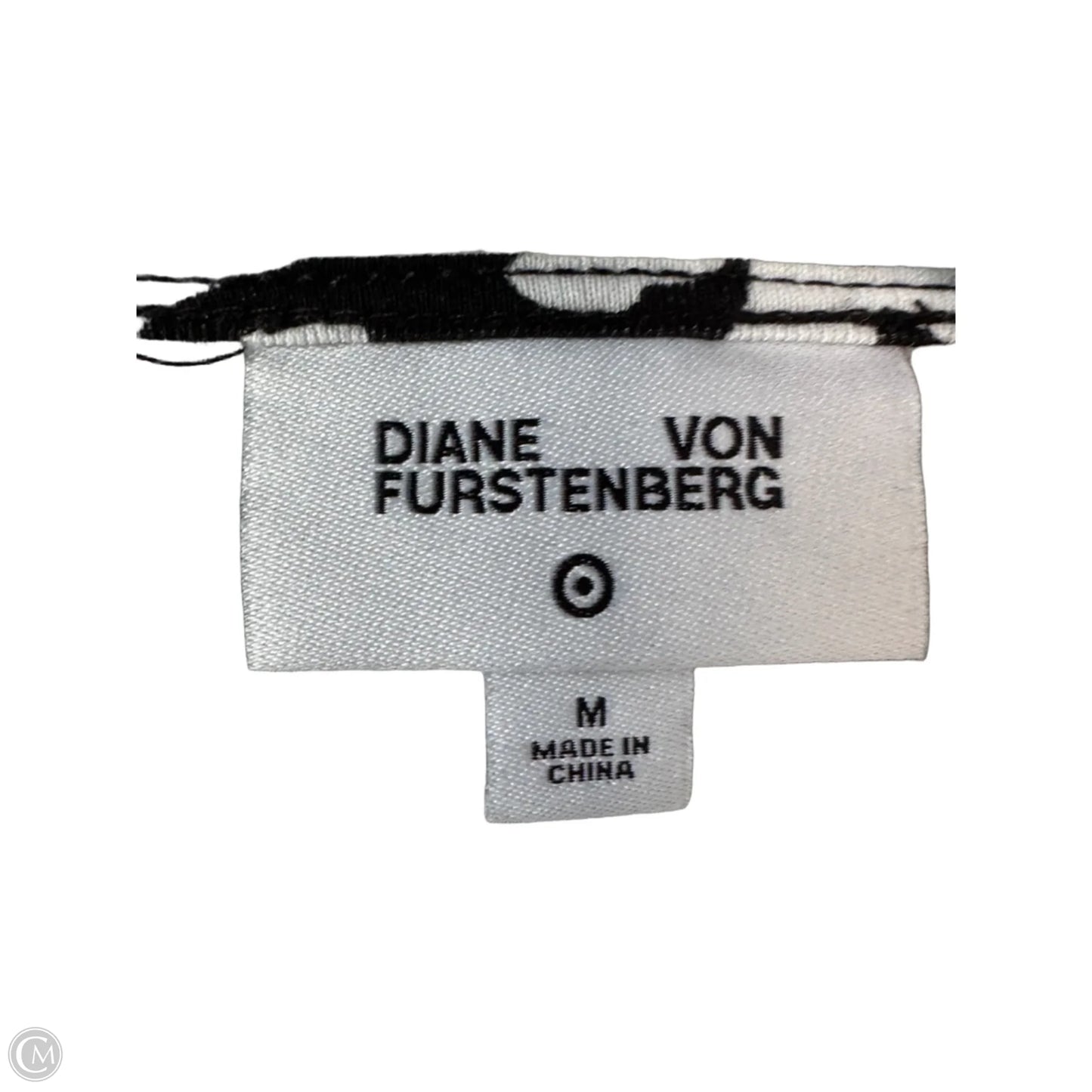 Dress Designer By Diane Von Furstenberg In Black & White, Size: M