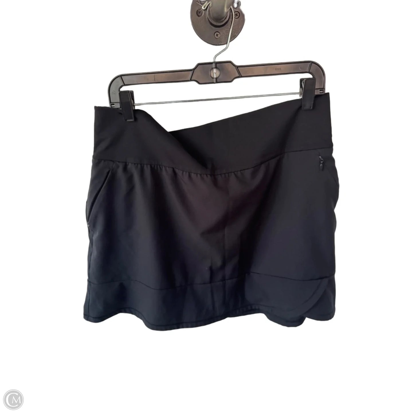 Athletic Skort By Adidas In Black, Size: 12