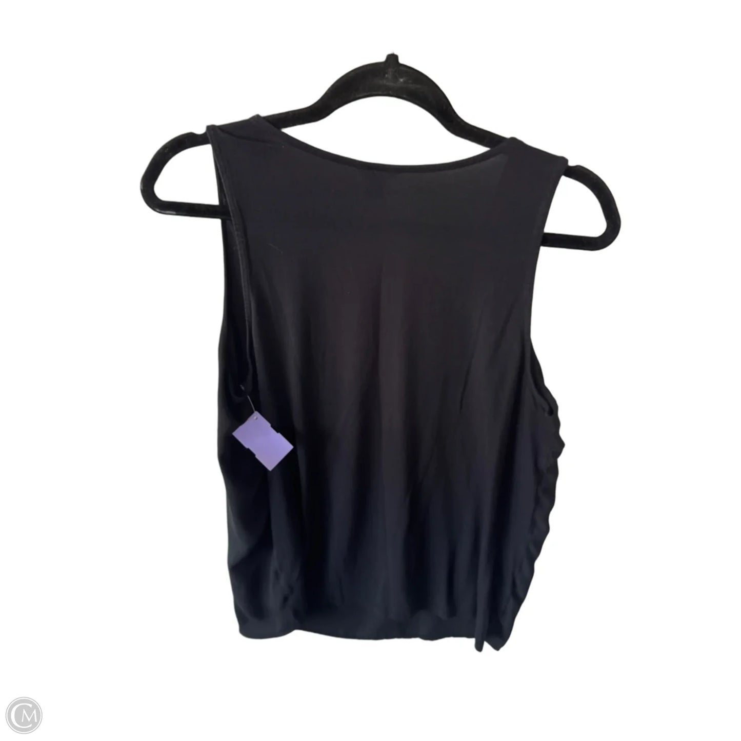 Top Sleeveless By Ann Taylor In Black, Size: L