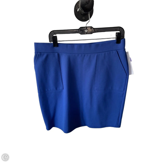 Skirt Mini & Short By Loft In Blue, Size: 12p