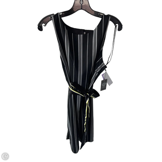 Dress Casual Midi By Vince Camuto In Black & White, Size: L