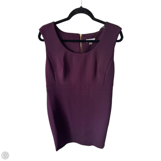 Dress Work By Calvin Klein In Purple, Size: L