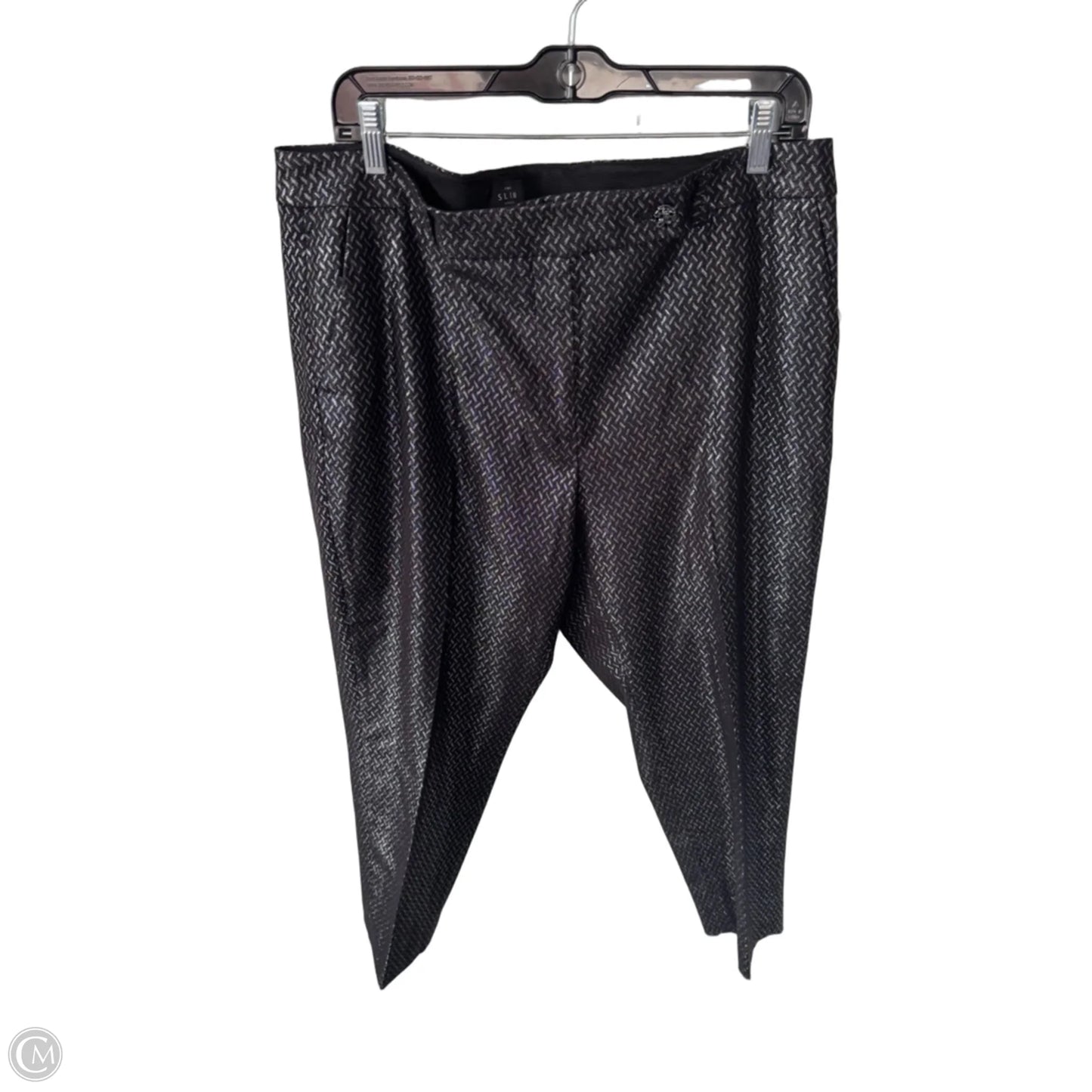 Pants Dress By White House Black Market In Black & Silver, Size: 14