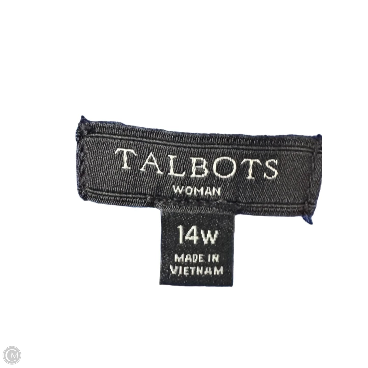 Dress Work By Talbots In Blue, Size: L