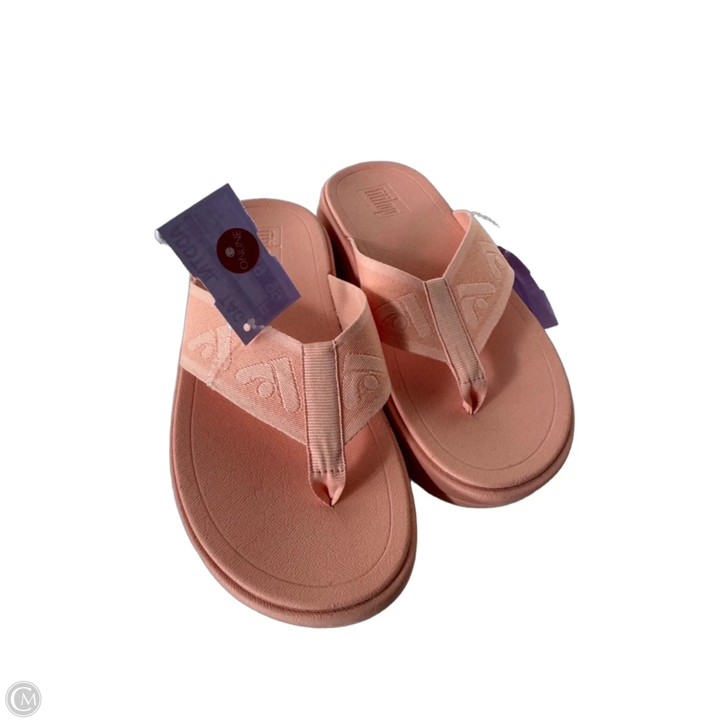 Sandals Flip Flops By Fitflop In Pink, Size: 5