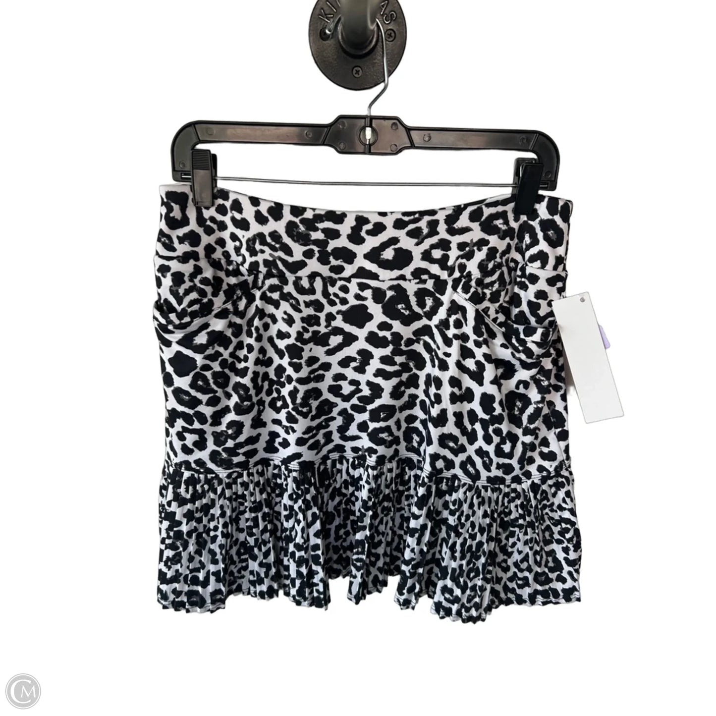 Athletic Skort By Tail In Black & White, Size: 4