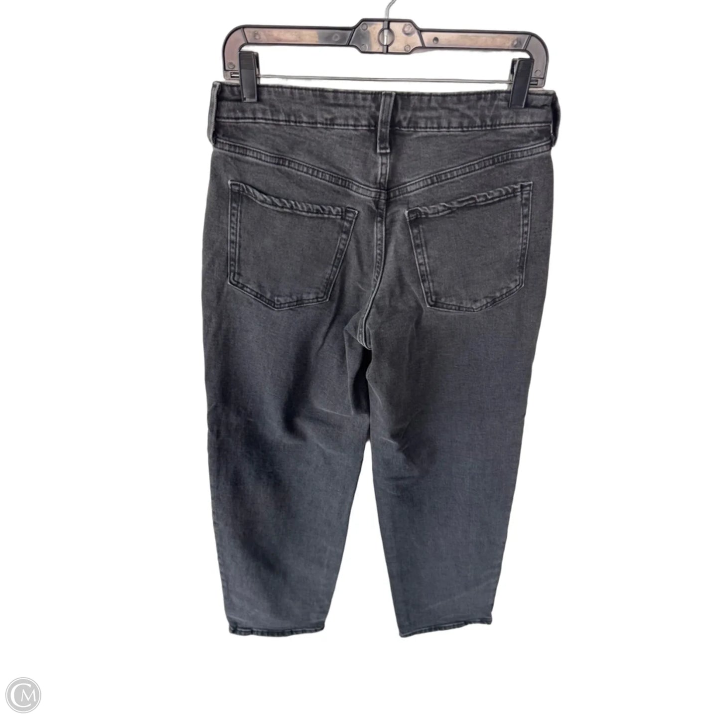 Jeans Straight By Old Navy In Black Denim, Size: 6
