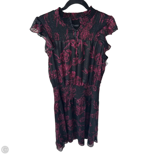Dress Party Midi By White House Black Market In Black & Pink, Size: M