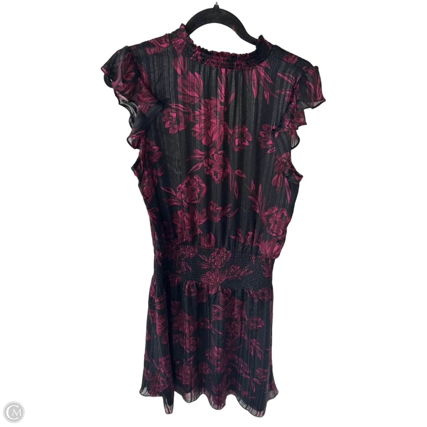 Dress Party Midi By White House Black Market In Black & Pink, Size: M