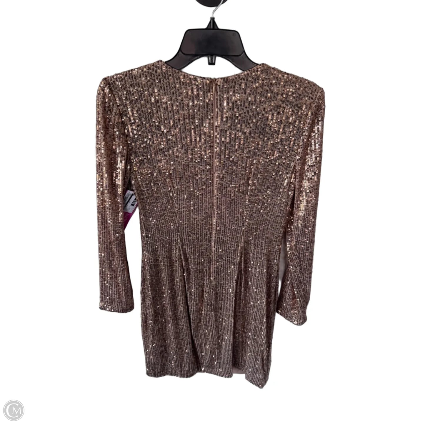 Dress Party Short By Eliza J In Gold, Size: Xs