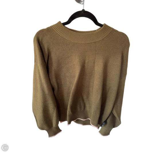 Sweater By Scotch & Soda In Green & Pink, Size: L