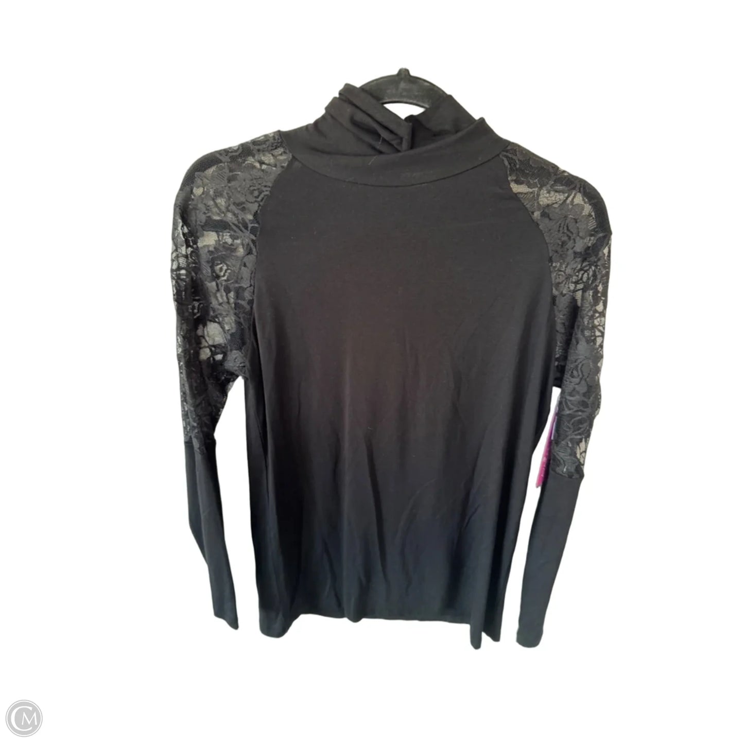 Top Long Sleeve By Clothes Mentor In Black, Size: L