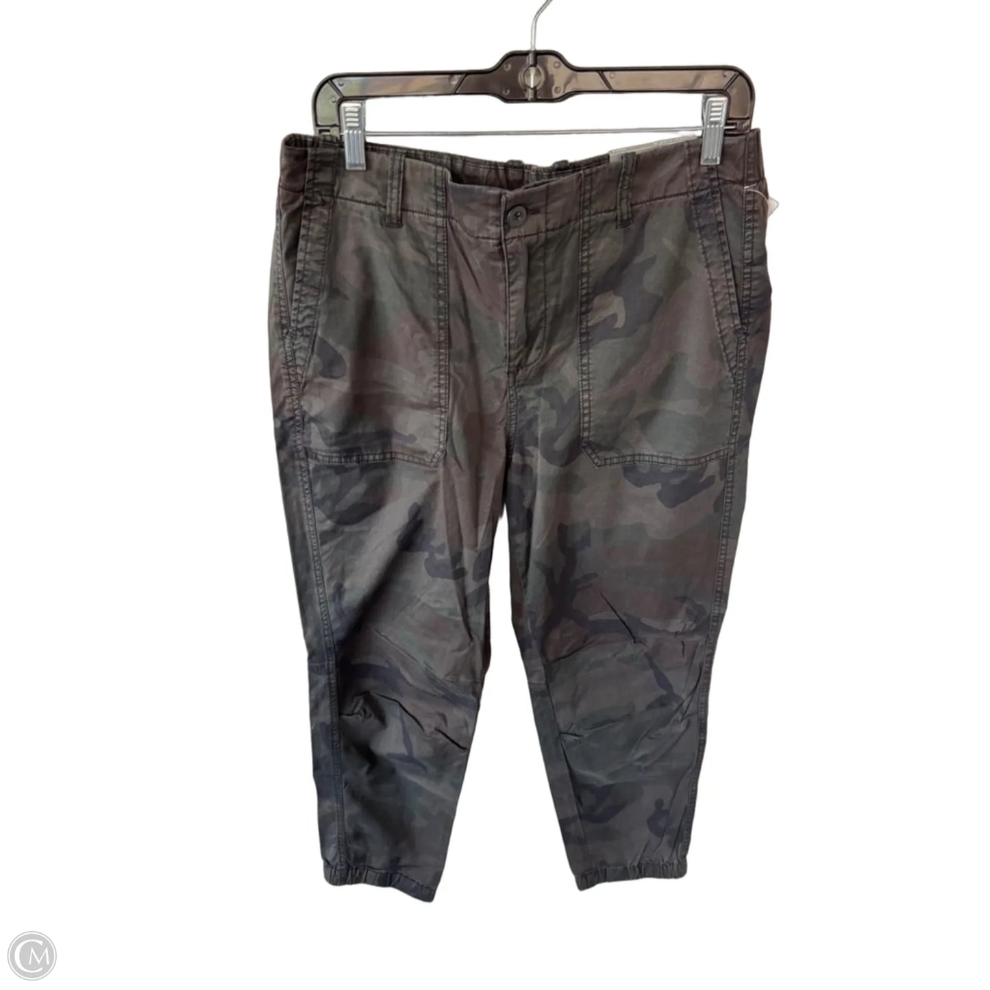 Pants Joggers By Chicos In Camouflage Print, Size: 6