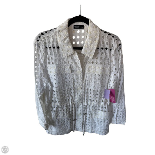 Jacket Other By Simply Vera In White, Size: L