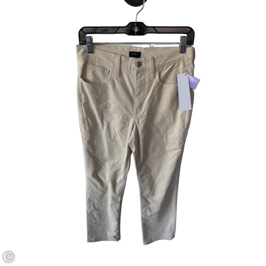 Pants Corduroy By J. Crew In Cream, Size: 4p