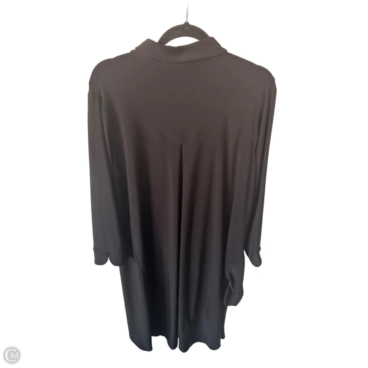 Tunic Long Sleeve By Sympli In Black, Size: M