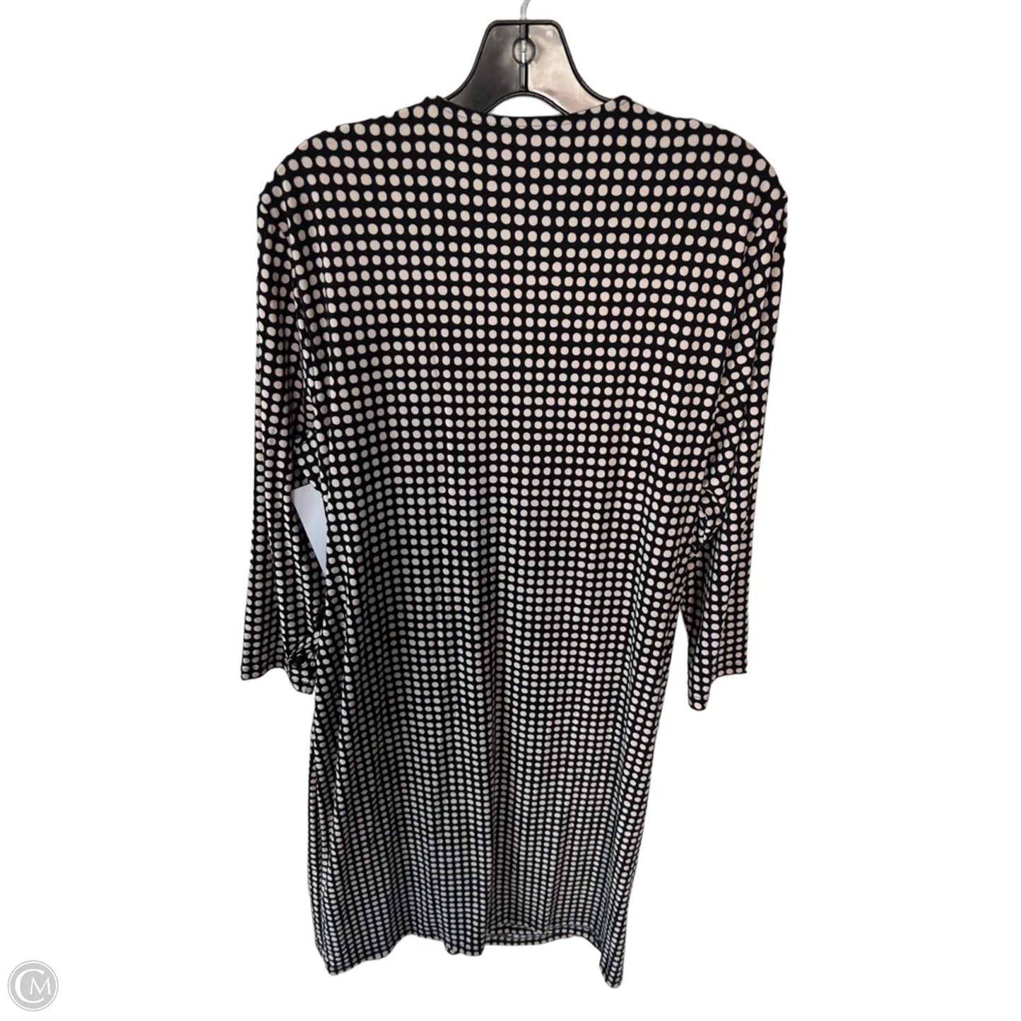 Dress Work By Anne Klein In Black & Tan, Size: Xl
