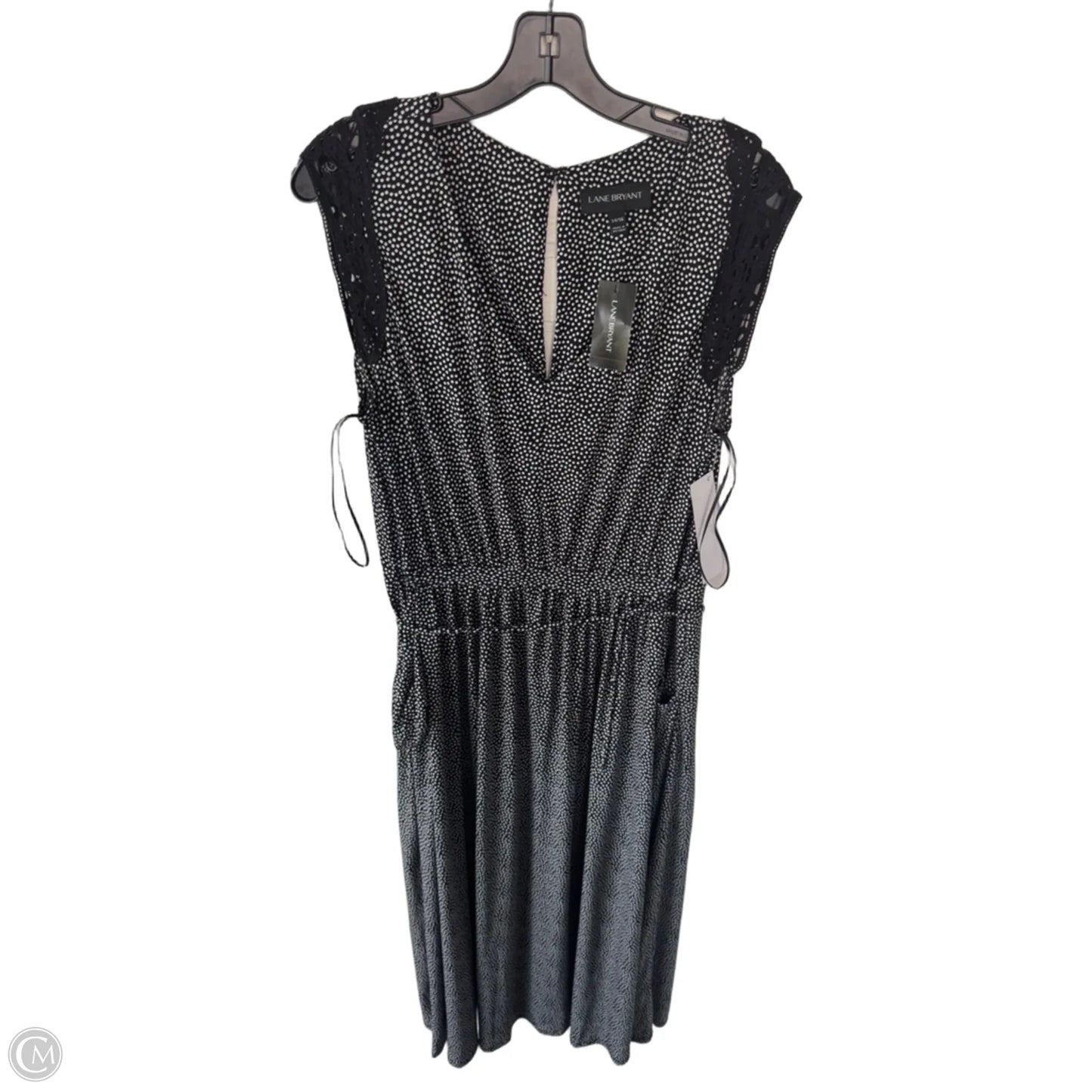 Dress Casual Maxi By Lane Bryant In Black & White, Size: L