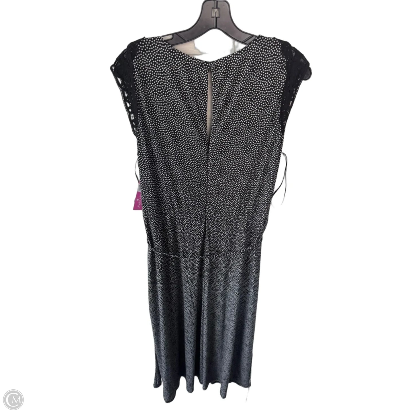 Dress Casual Maxi By Lane Bryant In Black & White, Size: L